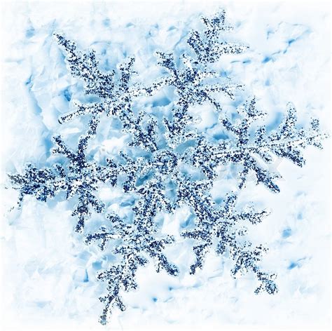 Snowflake Winter Hintergrund Stock Bild Colourbox