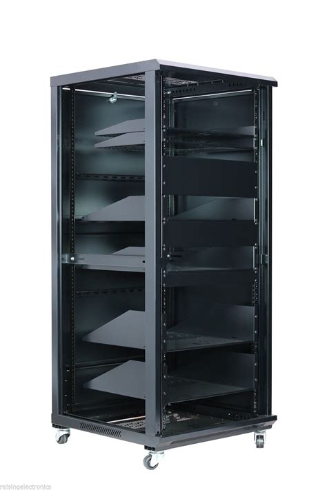 This is our network rack cabinet with toughened glass front door and high strength steel back door. Audio Cabinets 27U Audio/ Video Rack Server Data Rack ...