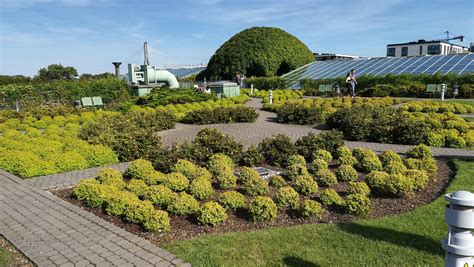Rooftop sunset warsaw univwrsity gardens / warsaw. The garden on the roof of the University of Warsaw Library in Warsaw, Poland OC [3968x2240 ...