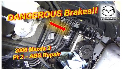 DANGEROUS BRAKES! (Part 2 - Mazda 3 ABS) - YouTube