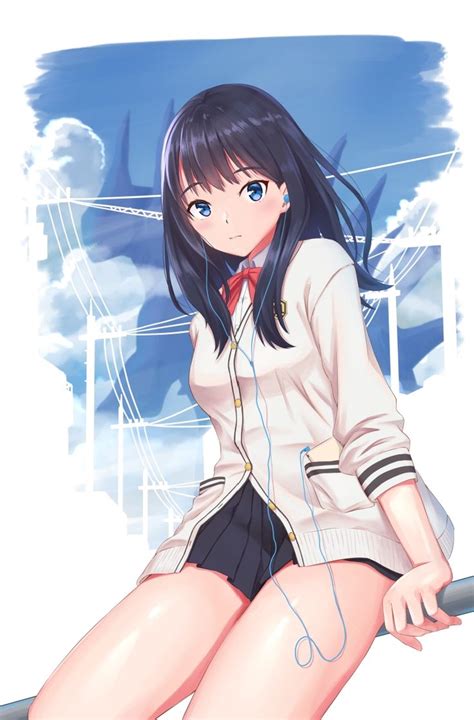 Rikka Sitting Kawaii Art Kawaii Girl Kawaii Anime