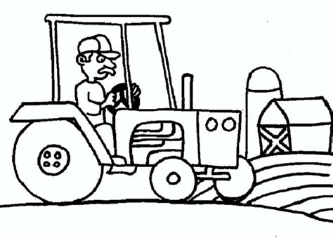 Gehst du auch so gerne in den streichelzoo? Ausmalbilder Traktor 1 | Ausmalbilder