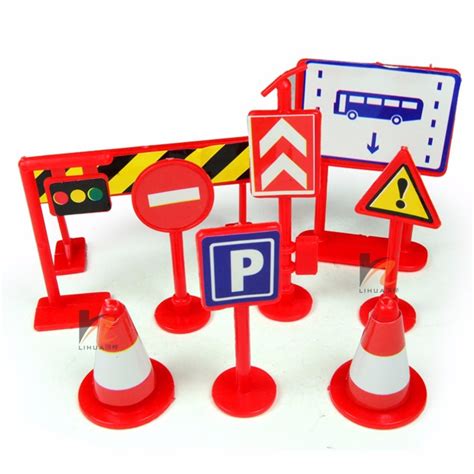 Buy Traffic Sign Toy 9 Pcsset Packaged Children Early