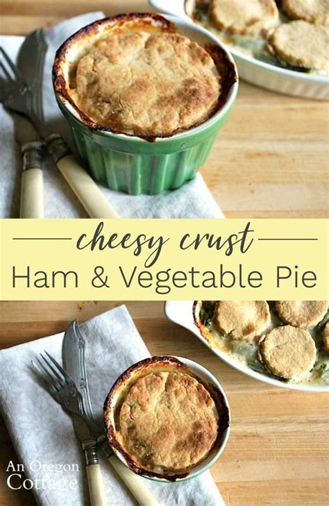 Easter dinner ideas without ham (or lamb). Delicious Cheesy Crust Ham Pie (A Leftover Ham | Recipe in 2020 (With images) | Cheesy crust ...