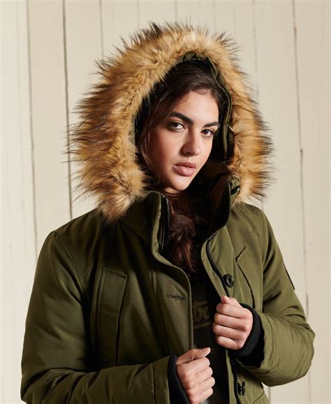 Superdry Everest Parka Jacket Womens Jackets And Coats