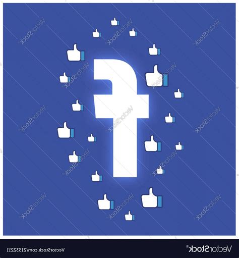 Facebook Like Button Vector At Collection Of Facebook
