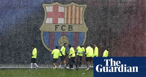 Barcelona In The Snow World News The Guardian