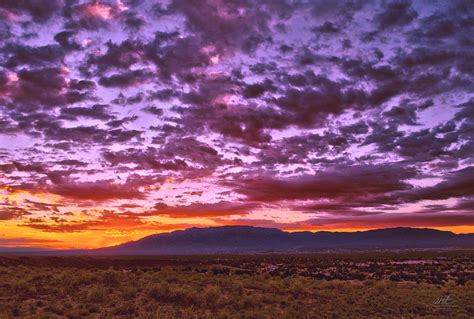Sunrise Over Sandia Mountains Photograph By Richard Estrada