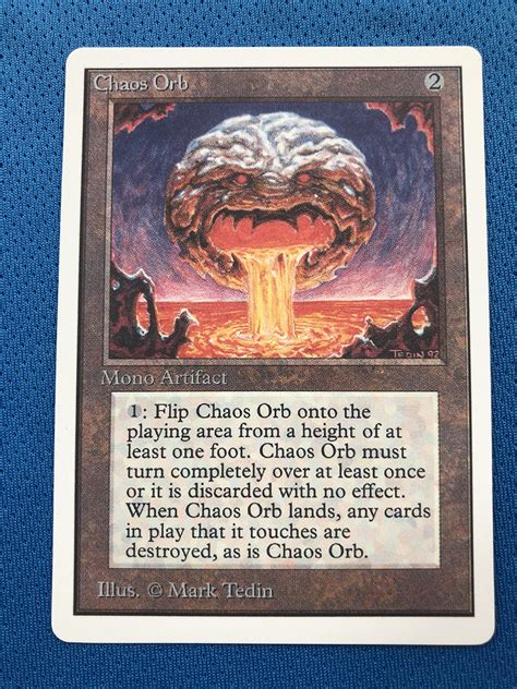 Chaos Orb Unlimited Edition 2ed Mtg Proxy Magic The Gathering Proxies