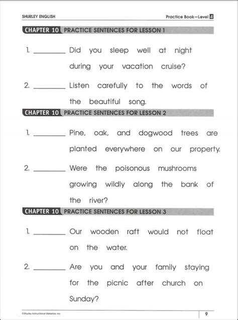 4th Grade Grammar Unit 4 Pract Act Worksheet Free English Worksheets