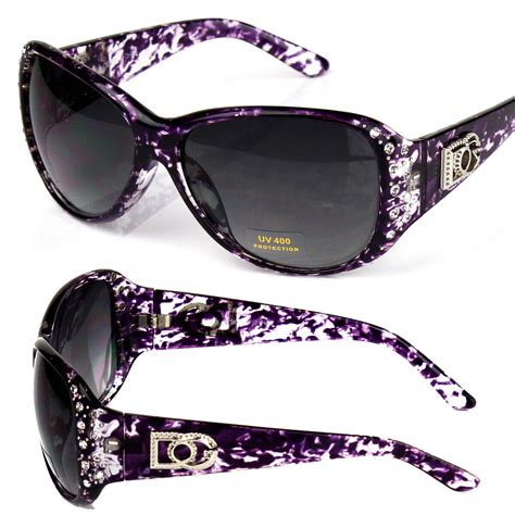 new dg eyewear womens rhinestones wrap sunglasses fashion shades bling celebrity ebay