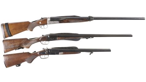 Three Double Barrel Shotguns Rock Island Auction