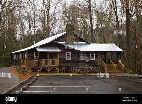 Appalachian Clubhouse At Millionaires Row In Elkmont Area Of The Great