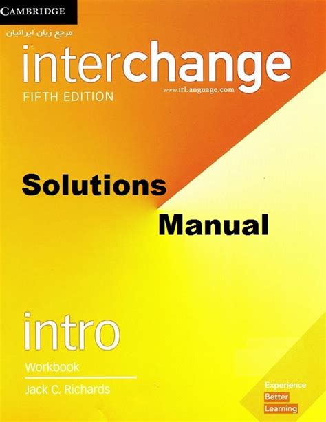 Quiero saber que de verdad les sirve para seguir. Solucionario Interchange, 5th Edition: Intro-Beginner - Cambridge | Solucionarios