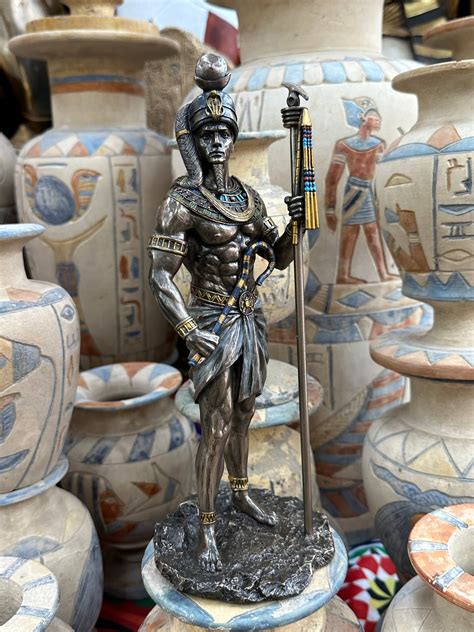 Egyptian God Khonsu Statue Son Of The Pharaoh