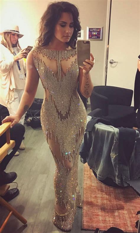 Demi Lovato Bares Naked Body In Jaw Dropping See Through Dress Daily Star My Xxx Hot Girl