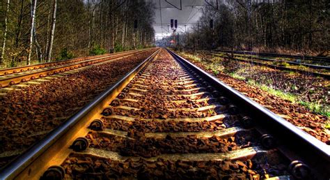 Beautiful Railway Track Wallpaper
