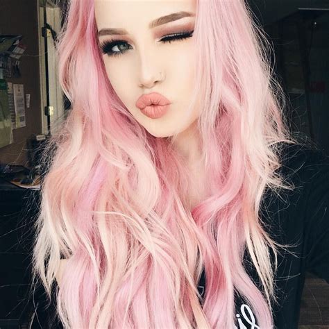 Pink Hair Dont Care Yaass Girl Hailie Is Perfect In Pink With