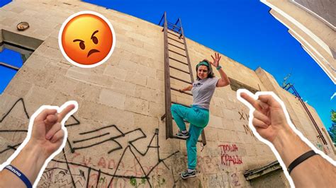 Escaping Angry Girlfriend Epic Parkour Pov Chase Youtube