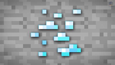 Free Download Minecraft Shaded Diamond Ore Wallpaper By Chrisl21 Fan