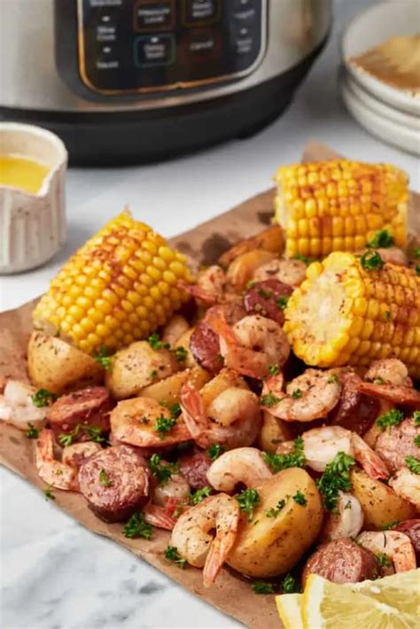Instant Pot Cajun Shrimp Boil Quick And Easy Eating Instantly