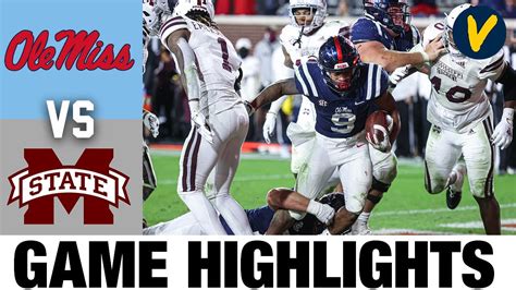 Mississippi State Vs Ole Miss Highlights Week 13 2020 College