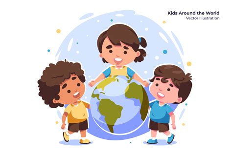 Kids Around The World Graphic By Fannanstudio · Creative Fabrica
