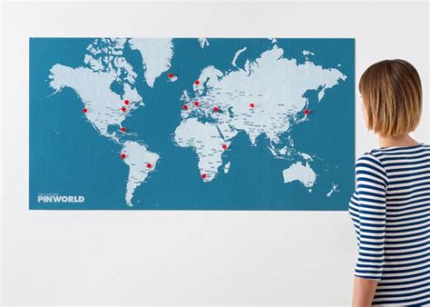 World Map To Put Pins In Map Of World