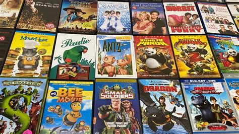 Dreamworks Movie Collection Dvds And Blu Rays Youtube