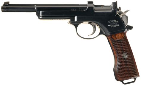Desirable Steyr Mannlicher Model 1905 Semi Automatic Pistol Rock