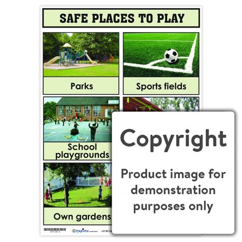 Safe Places To Play Safety Charts — Depicta