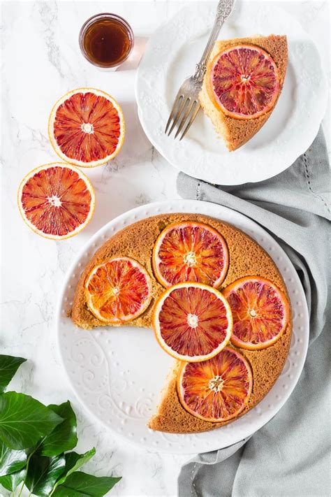 Olive Oil Cardamom And Blood Orange Polenta Cake Recipes From A