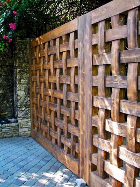 16 Fabulous Backyard Fence Inspiration Wood Fence