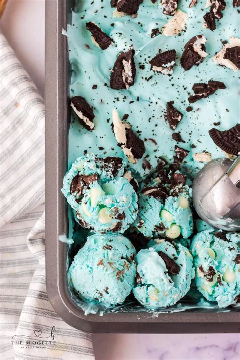 The Best Cookie Monster Ice Cream Recipe