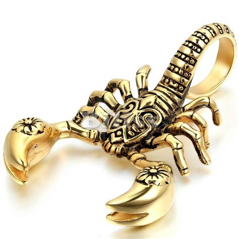Pin de حسن القناوي en Скорпион Escorpion dorado Tatuaje de escorpión Joyería de plástico