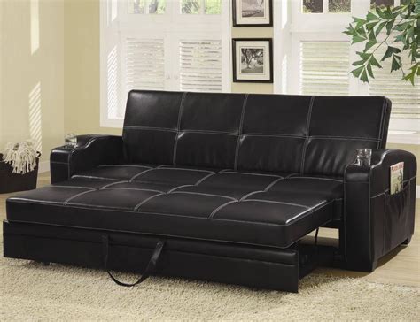 30 the best black leather sectional sleeper sofas