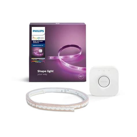 You don't need a separate hue bridge anymore. Philips Hue White and Color Ambiance LED Dimmable Light ...