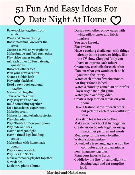 10 Best Date Night At Home Ideas 2022