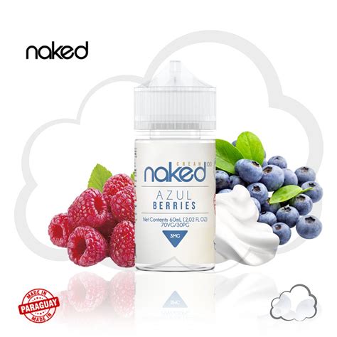Juice Naked Latam Azul Berries 60ml White Cloud Brasil