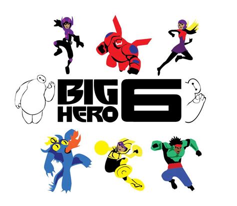 Big Hero 6 Svg Pack By Comicandgamingsvg On Etsy