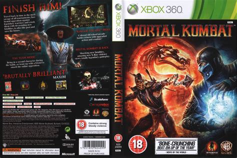 Capa Do Jogo Mortal Kombat Xbox Capas De Dvds Capas De Filmes E Capas De Cds