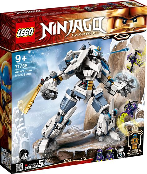 71738 Lego Ninjago Zanes Titan Mech Battle Set Inc 840 Pieces Age 9