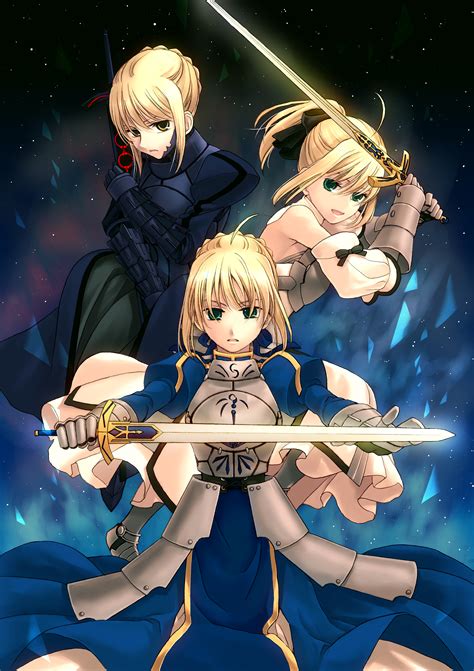 Artoria Pendragon Saber Saber Alter And Saber Lily Fate And 2 More