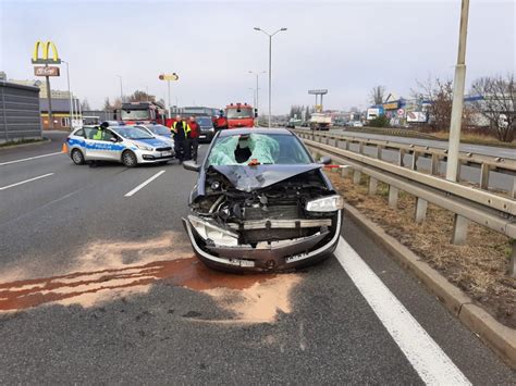Od rana drogowa trasa średnicowa jest zablokowana. Tragiczny wypadek na DTŚ - Wiadomości - Policja Śląska