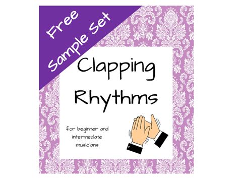 Clapping Rhythms Sample Set Teaching Resources