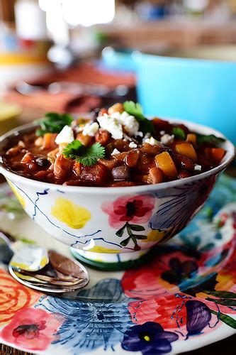 Grab your slow cooker and the ingredients for this wonderful chili and you have a party in the making. Veggie Chili | Ree Drummond | Flickr