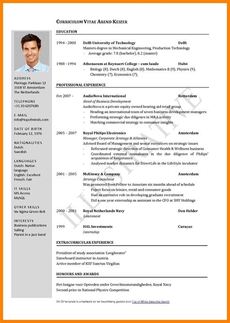 Cv (curriculum vitae) is a summary of your academic and work history. International Standards Resume Format | Curriculum vitae ...