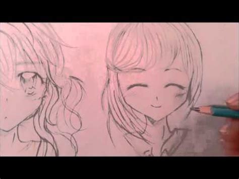Dibujar anime paso a paso. Cómo dibujar cabello anime/manga (femenino). - YouTube