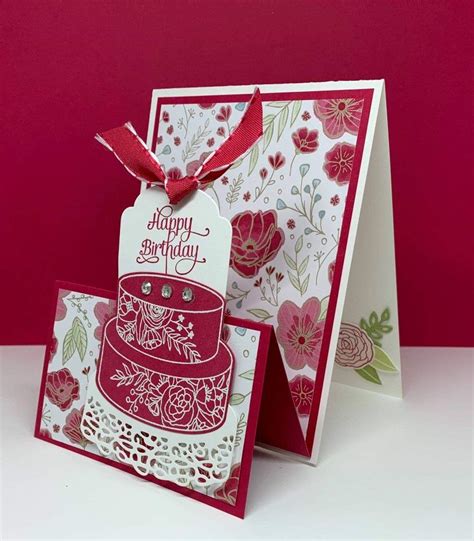 Pin By Anjanette Rusmisel On Stamping Card Making Birthday Fun Fold