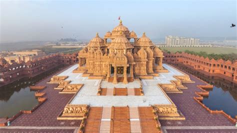 Live 360 Degree View Akshardham A Hindu Temple In New Delhi